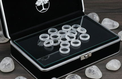 Elegant Crystal Agate Essence Ring