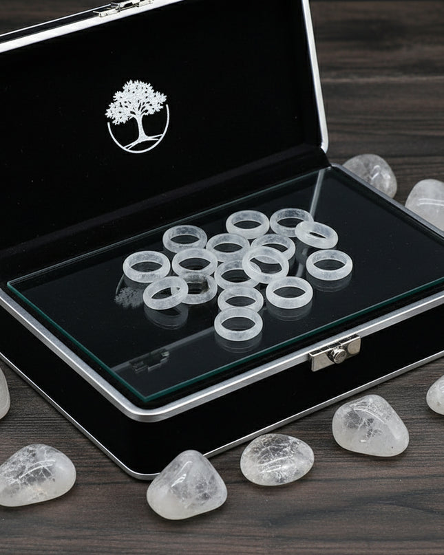 Elegant Crystal Agate Essence Ring