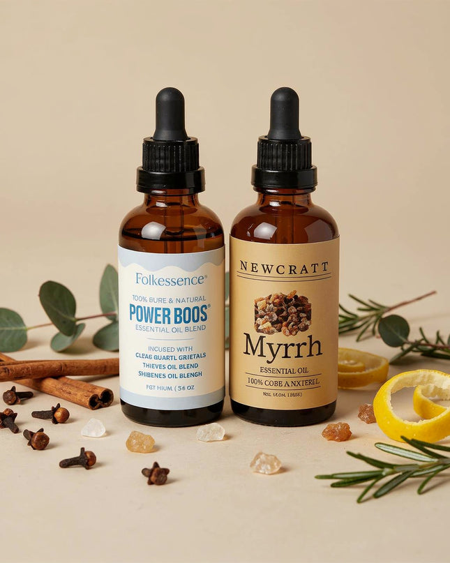 Pure Myrrh Essential Oil – 100% Natural Aromatherapy Oil (1 fl oz)