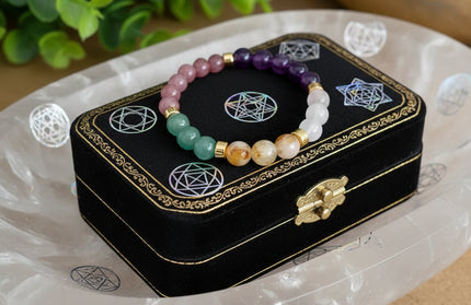 Natural Stone Citrine Dongling Malachite Bracelet