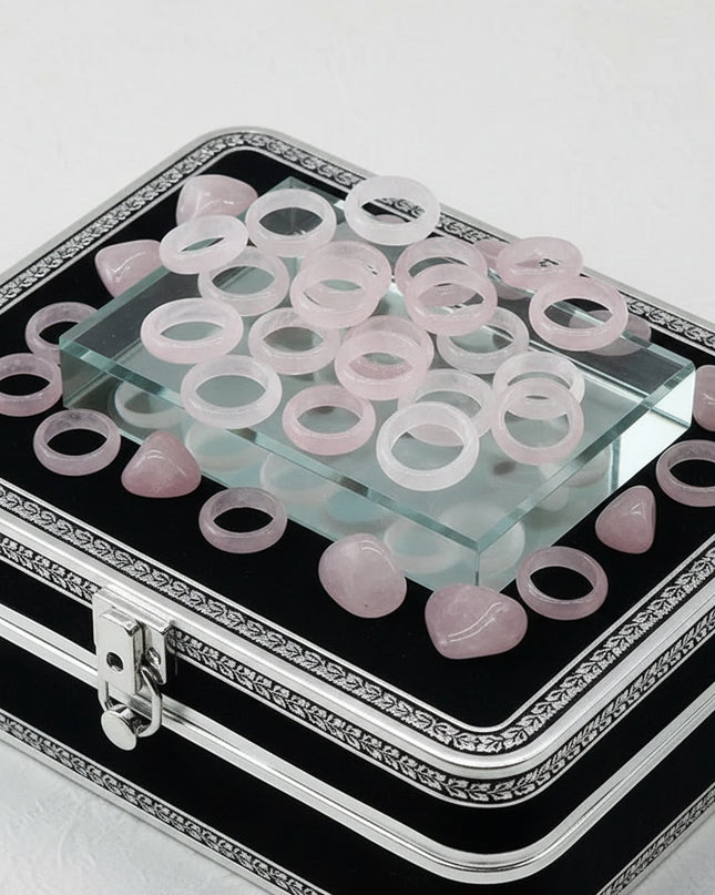 Elegant Crystal Agate Essence Ring