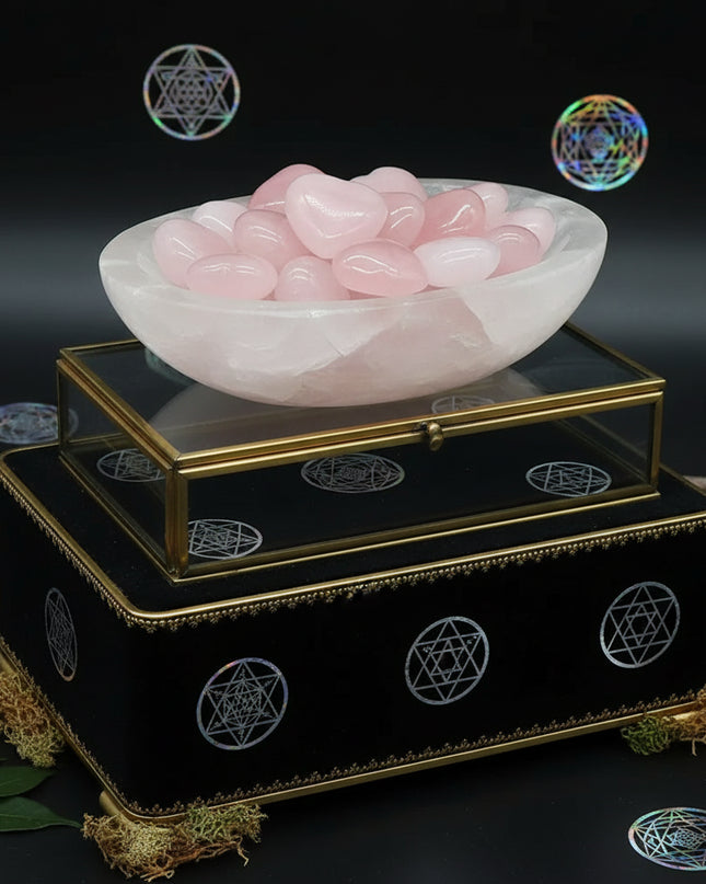 Natural Semi-precious Rose Quartz Stones