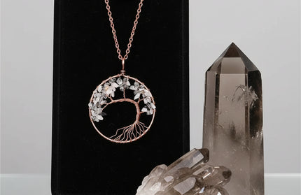 Chakra Balance Tree Pendant Necklace
