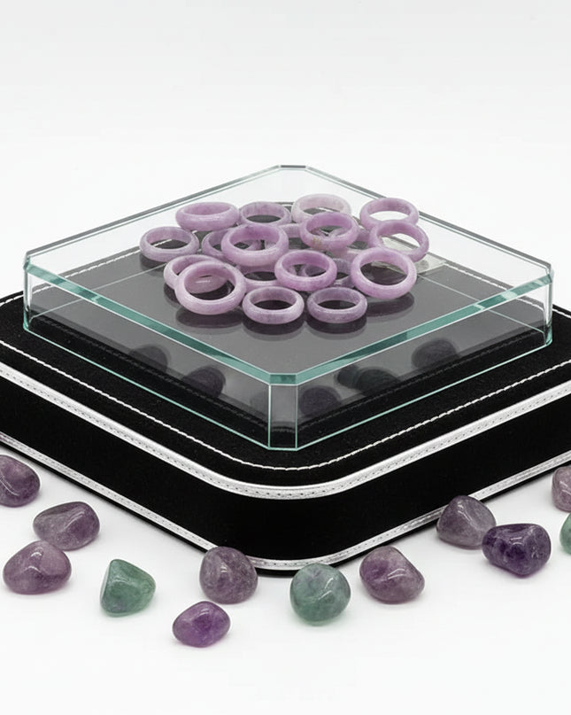 Elegant Crystal Agate Essence Ring