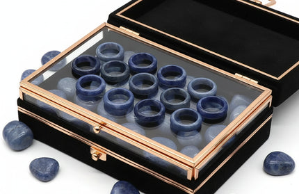 Elegant Crystal Agate Essence Ring