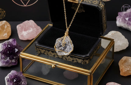 Natural Gemstone Necklace: Chakra Stone Pendant Energy Healing Crystal