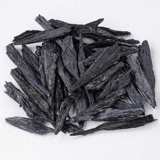 Apengshi Natural Black Tourmaline Raw Stones 0.25lb - Healing Crystal Stone