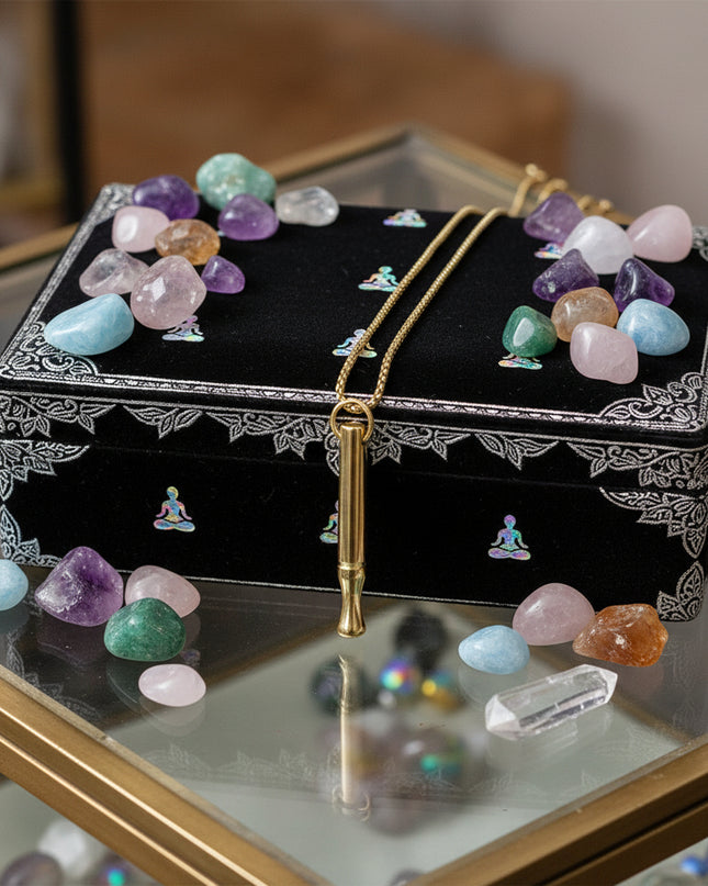 Mindful Breathing Necklace - Anxiety Relief & Meditation Tool