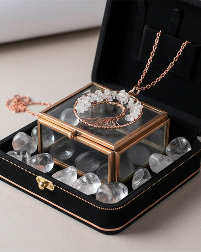 Chakra Balance Tree Pendant Necklace