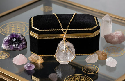 Natural Gemstone Necklace: Chakra Stone Pendant Energy Healing Crystal