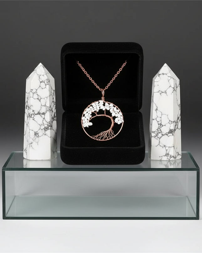 Chakra Balance Tree Pendant Necklace