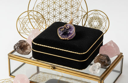 Natural Gemstone Necklace: Chakra Stone Pendant Energy Healing Crystal