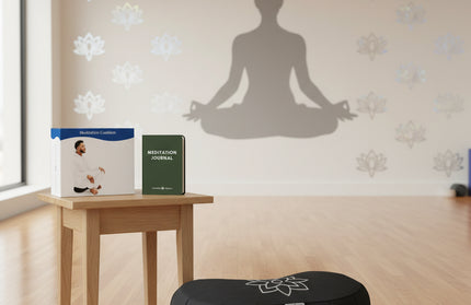 Yoga Bolster Meditation Floor Pillow Seat | Buckwheat Hull Filled Crescent Shaped Large Meditation Cushion with Removable Washable Cover + Carry Handle (Minimal Black)