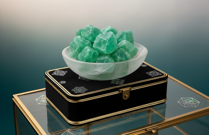 Natural Rough Green Fluorite Crystal