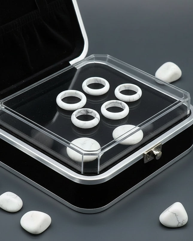 Elegant Crystal Agate Essence Ring