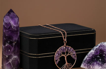 Chakra Balance Tree Pendant Necklace
