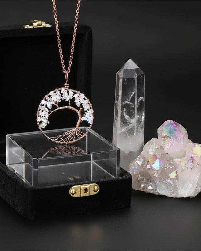 Chakra Balance Tree Pendant Necklace