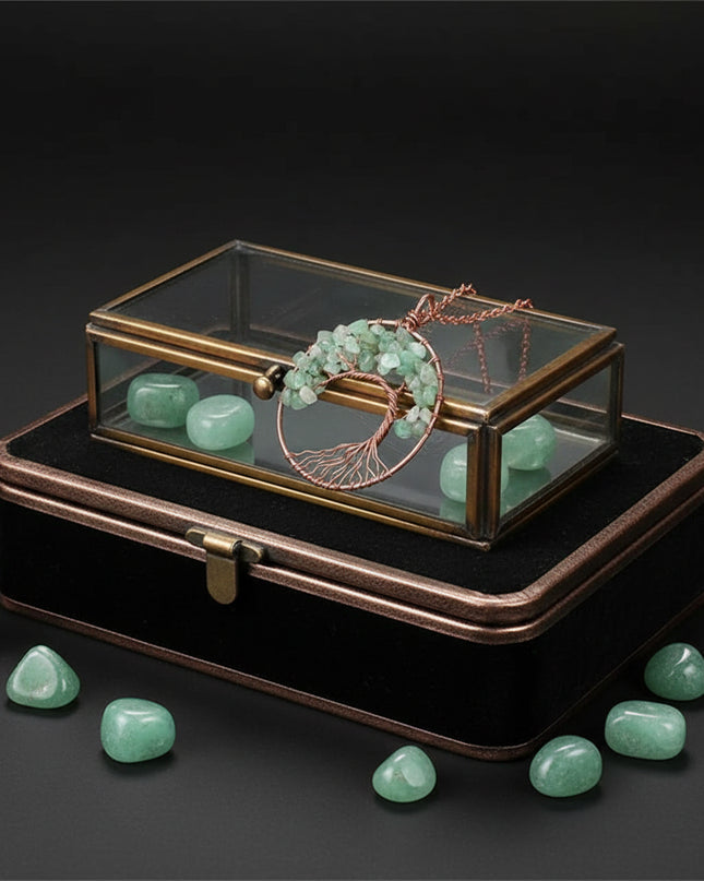 Chakra Balance Tree Pendant Necklace