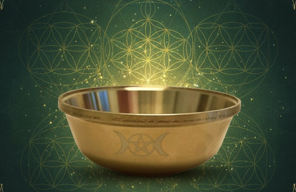 Pure Copper Altar Bowl background design