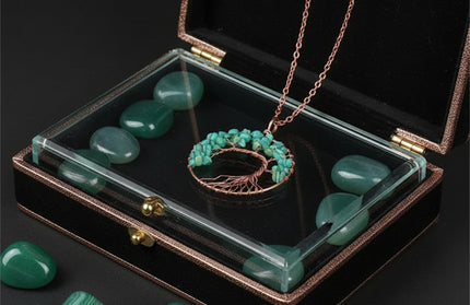 Chakra Balance Tree Pendant Necklace