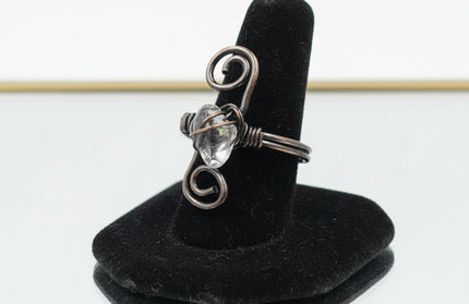 Copper Stone Crystal S-Ring
