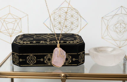 Natural Gemstone Necklace: Chakra Stone Pendant Energy Healing Crystal