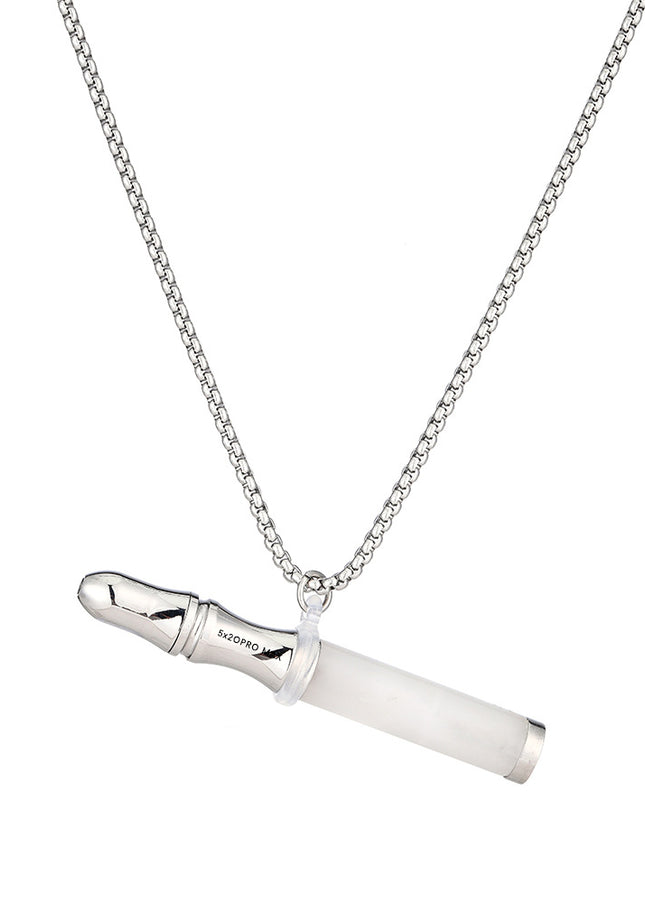 Crystal Breathing Tool - Anxiety Relief & Meditation Necklace