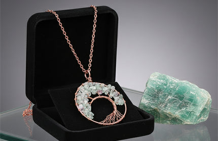 Chakra Balance Tree Pendant Necklace